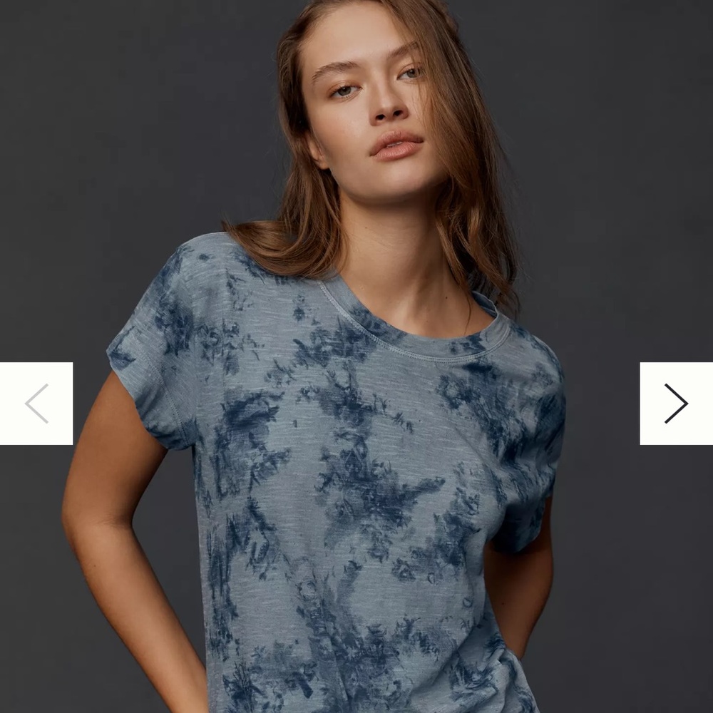 Blue Tie-Dye Women's Top